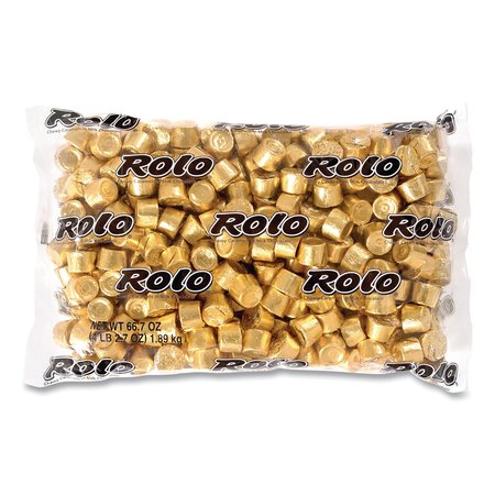 Bulk Pack Creamy Caramels Wrapped in Rich Chocolate Candy, 66.7 oz Bag -  ROLO, 37855